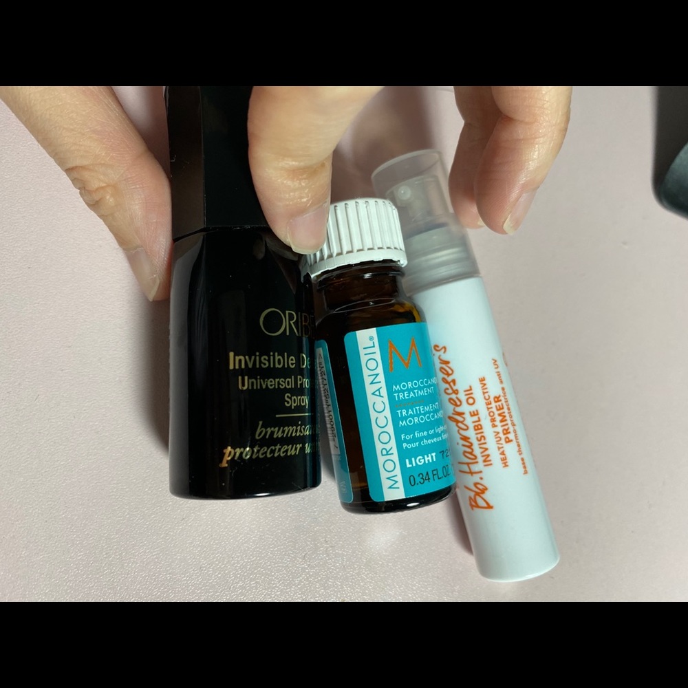 Deluxe hair products samples bundle
